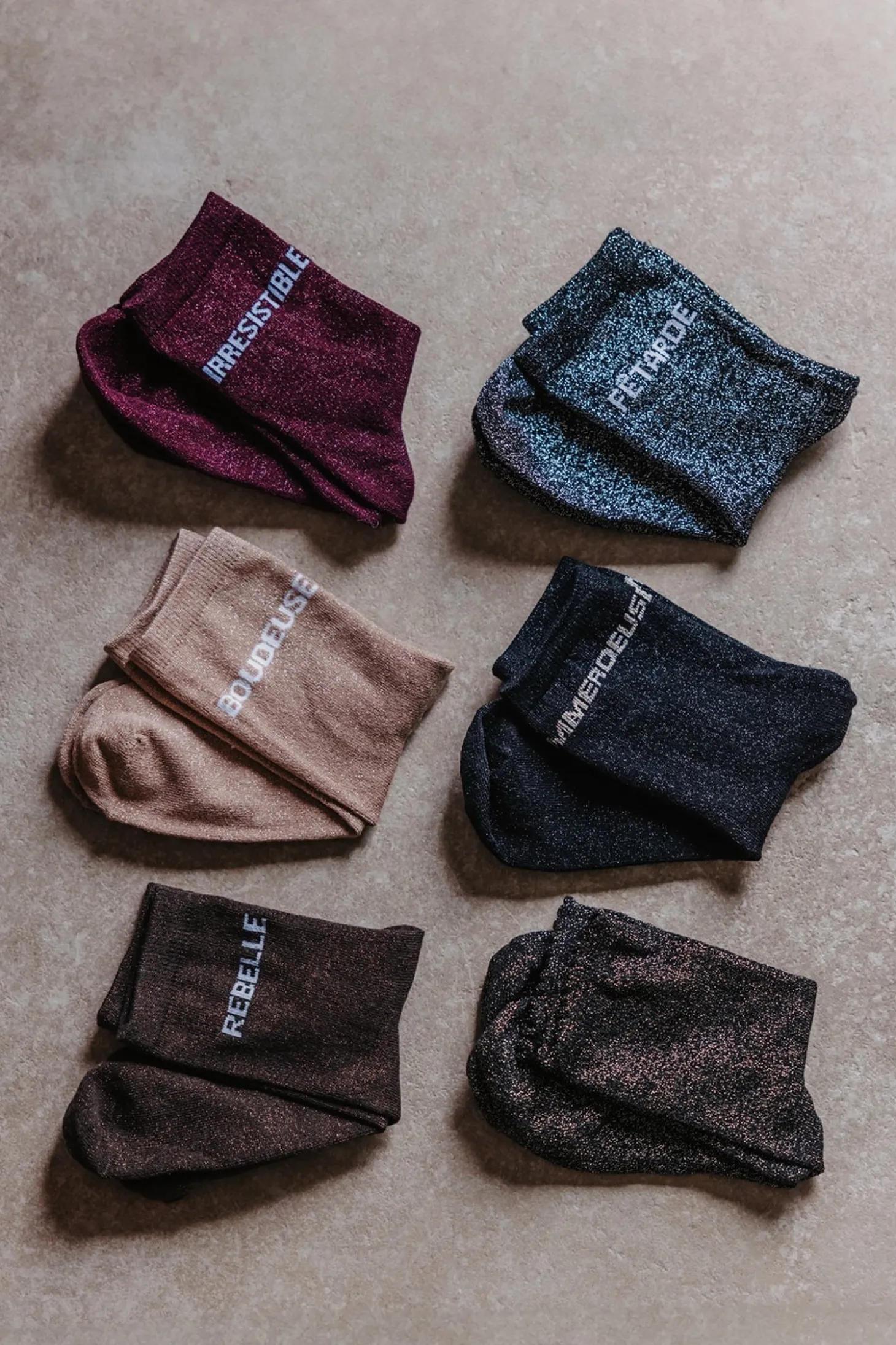 Chaussettes à message SEBBY